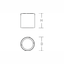 HB 110, 9 W, 570 lm, 830, anthracite, on/off Surface mounted downlight thumbnail 3