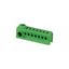 Combination plug-in terminal KSK, individual, green for neutral conductor thumbnail 2