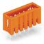 THT male header 1.0 x 1.0 mm solder pin straight orange thumbnail 3