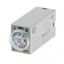Timer, plug-in, 8-pin, on-delay, DPDT, 100-110 VDC Supply voltage, 120 thumbnail 2