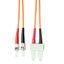 FO Patchcord Duplex ST/SC,50/125æm OM2, LS0H-3, orange,10.0m thumbnail 1