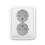 5518-3029 S Double socket outlet with earthing contacts, with hinged lids thumbnail 2