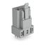 Plug for PCBs straight 3-pole gray thumbnail 1