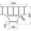 LT 640 R3 FS T piece for cable ladder 60x400 thumbnail 2