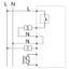 UP controller 5-30C with limiter function. 10-40C, RAL9010 matt 55x55, AC 230V, 16 A 1 NO contact, PWM / 2 point control, switch, TA, display, sensor thumbnail 4