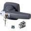 Toggle, 12mm, door installation, gray, cylinder lock thumbnail 2