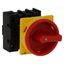 Main switch, P1, 40 A, flush mounting, 3 pole + N, Emergency switching off function, With red rotary handle and yellow locking ring, Lockable in the 0 thumbnail 19