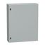 Spacial CRN plain door with mount.plate. H1000xW800xD250 IP66 IK10 RAL7035.. thumbnail 1