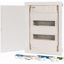 Compact distribution board-flush mounting, 2-rows, super-slim sheet steel door thumbnail 15