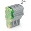 1-conductor female connector Push-in CAGE CLAMP® 1.5 mm² green-yellow/ thumbnail 2