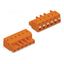 1-conductor female connector push-button Push-in CAGE CLAMP® orange thumbnail 1