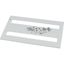 Front cover, +mounting kit, for FAZ, vertical, HxW=200x600mm, grey thumbnail 5