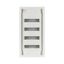 Compact distribution board-flush mounting, 4-rows, super-slim sheet steel door thumbnail 6