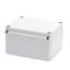 JUNCTION BOX WITH HIGH CAPACITY BOTTOM AND PLAIN SCREWED LID - IP56 - INTERNAL DIMENSIONS 300X220X170 - SMOOTH WALLS - GREY RAL 7035 thumbnail 1