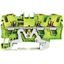 3-conductor ground terminal block with push-button 4 mm² green-yellow thumbnail 3