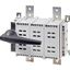 DC switch disconnector, 1000 A, 2 pole, 1 N/O, 1 N/C, with grey knob, service distribution board mounting thumbnail 1