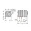 PCB terminal block finger-operated levers 2.5 mm² gray thumbnail 5