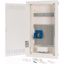 Hollow wall compact distribution board, multimedia, 3-rows, flush sheet steel door thumbnail 12