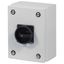 Main switch, T0, 20 A, surface mounting, 2 contact unit(s), 3 pole, 1 N/O, STOP function, With black rotary handle and locking ring, Lockable in the 0 thumbnail 5