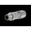 M12 plug, D-coded, IP67, Cat. 5, Ø 6-9.7 mm, field assembly, straight thumbnail 2