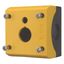 Surface mounting enclosure, 1 mounting location, yellow cover, for illuminated ring thumbnail 3
