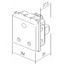 SOCKET BRITISH BS 1363-2+KS 2P+E 13A 250V~ 2M IW 6218592 thumbnail 2