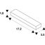 Longitudinal coupler for 1-ph-hv track with feed-in, white thumbnail 2