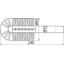 Cylindrical tubular brush D=25/85mm for NS dry cleaning set -1000V thumbnail 2