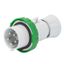 STRAIGHT PLUG HP - IP66/IP67/IP68/IP69 - 3P+E 16A >50V 100-300HZ - GREEN - 10H - SCREW WIRING thumbnail 2