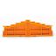 4-level end plate marking: 3-2-1-0--0-1-2-3 7.62 mm thick orange thumbnail 1