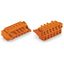 2-conductor female connector Push-in CAGE CLAMP® 2.5 mm² orange thumbnail 1