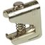 Shield terminal D 1.5 - 6.5 mm, nickel- plated brass, for busbars 18x3 thumbnail 1