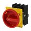 On-Off switch, P1, 40 A, flush mounting, 3 pole, Emergency switching off function, With red rotary handle and yellow locking ring, Lockable in the 0 ( thumbnail 4