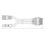 pre-assembled interconnecting cable Eca Socket/plug white thumbnail 3