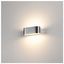 OSSA wall lamp up/down, R7s 78mm, max. 100W, oval, br. Alu thumbnail 4