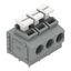 PCB terminal block push-button 1.5 mm² gray thumbnail 2