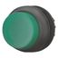 Illuminated pushbutton actuator, RMQ-Titan, Extended, momentary, green, Blank, Bezel: black thumbnail 3