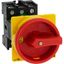 Main switch, P1, 32 A, rear mounting, 3 pole, Emergency switching off function, With red rotary handle and yellow locking ring, Lockable in the 0 (Off thumbnail 21