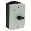 On-Off switch, P1, 40 A, surface mounting, 3 pole, 1 N/O, 1 N/C, with black thumb grip and front plate thumbnail 10