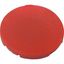 Button plate, flat red, blank thumbnail 2