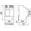 Power supply unit AC 100..240V DC 24V 30W DIN rail mounting device thumbnail 2