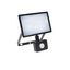 NOCTIS LUX 3 FLOODLIGHT 20W CW 230V IP44 120x170x53mm BLACK with PIR sensor thumbnail 6