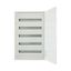 Complete flush-mounted flat distribution board, white, 24 SU per row, 5 rows, type C thumbnail 4