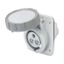 10° ANGLED FLUSH-MOUNTING SOCKET-OUTLET HP - IP66/IP67 - 3P+E 16A TRANSFORMER 50/60HZ - GREY - 12H - SCREW WIRING thumbnail 2