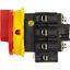 Main switch, P3, 63 A, flush mounting, 3 pole + N, Emergency switching off function, With red rotary handle and yellow locking ring, Lockable in the 0 thumbnail 16