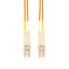 FO Patchcord Duplex LC/LC,50/125æm OM2, LS0H-3, orange, 2.0m thumbnail 1