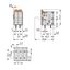 PCB terminal block lever 4 mm² gray thumbnail 3