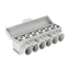 SLT50-6 grey Al 10-50/Cu 2.5-35 mm2 1000V Distribution block thumbnail 2