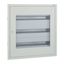 Complete flush-mounted flat distribution board with window, white, 24 SU per row, 3 rows, type C thumbnail 6