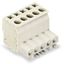 1-conductor female connector, angled CAGE CLAMP® 2.5 mm² light gray thumbnail 5
